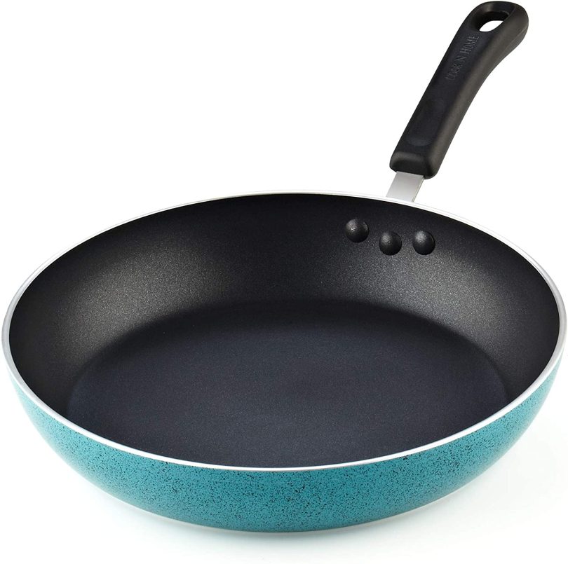 Cook N Home Nonstick Saute Fry Pan , 11-Inch, Turquoise - Image 3