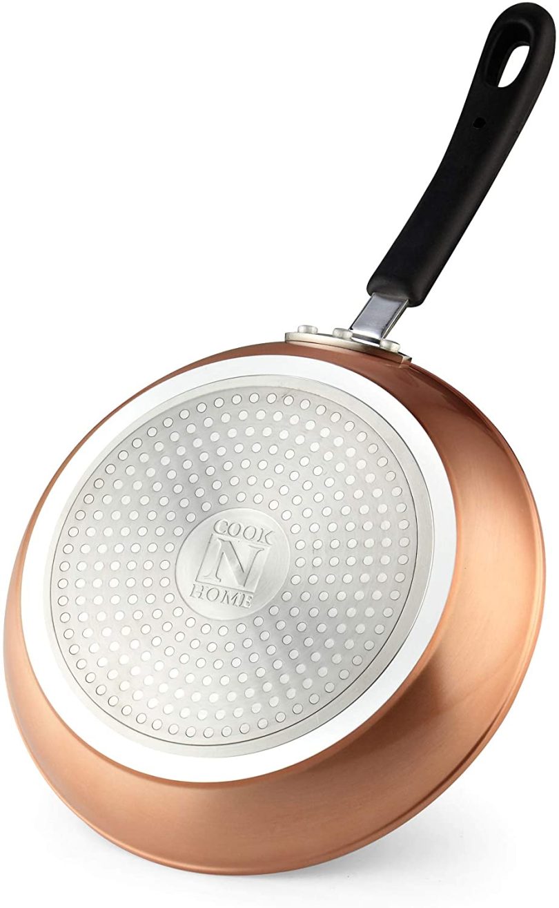 Cook N Home 02613 Nonstick Saute Omelet Skillet 3-Piece Fry Pan Set - Image 2