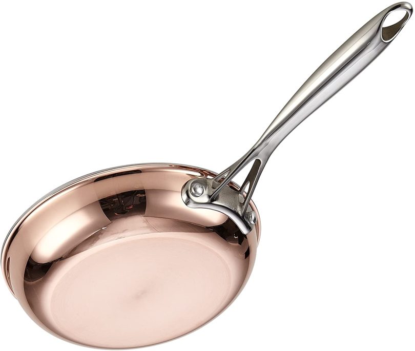 Cooks Standard Copper, Stainless Steel 8-Piece Multi-Ply Clad Cookware Set - Image 2