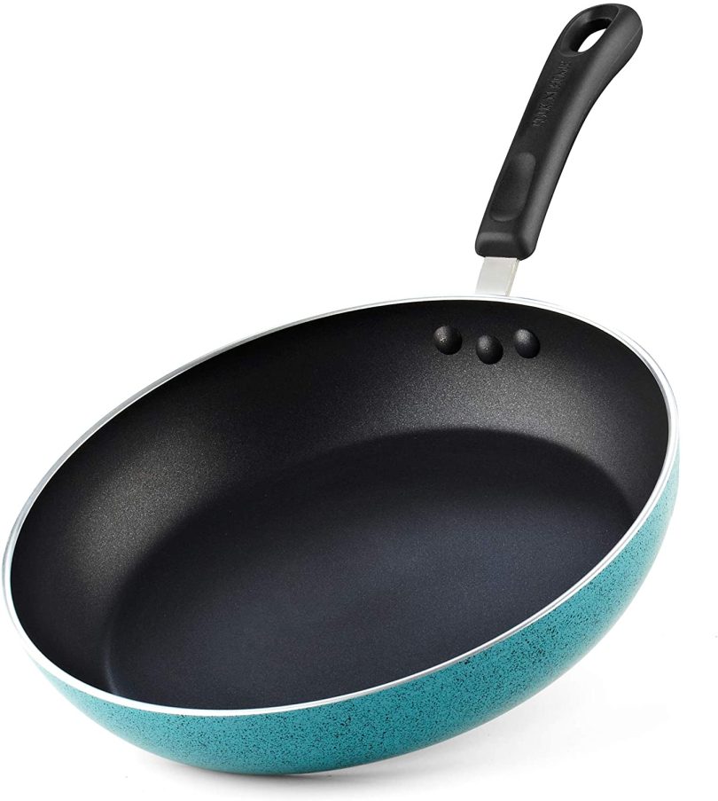 Cook N Home Nonstick Saute Fry Pan , 11-Inch, Turquoise - Image 5