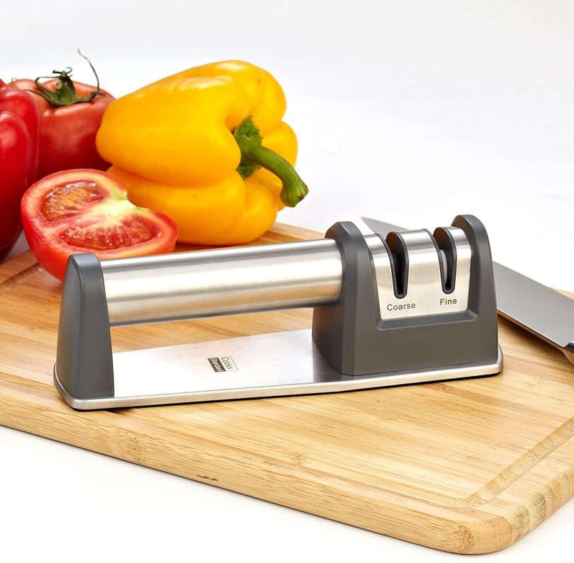 Cooks Standard 2 Stage Knife Sharpener, Diamond and Ceramic Wheel - Image 5