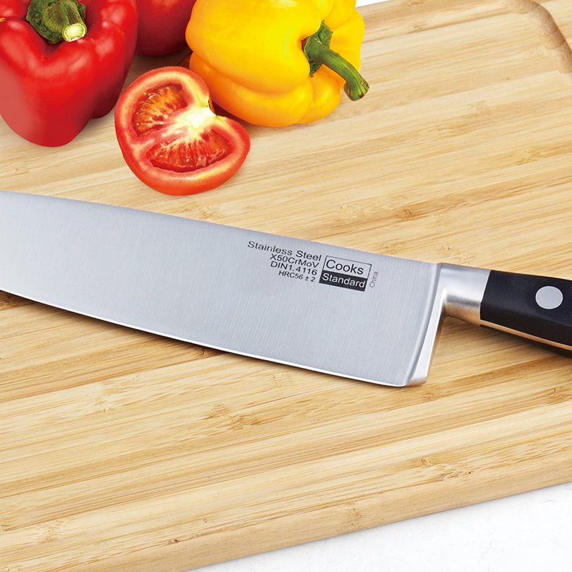 Cooks Standard 8-Inch/20cm Stainless Steel Chef's Kitchen Knife, Multi Purpose 8-Inch, 8, Black - Image 4