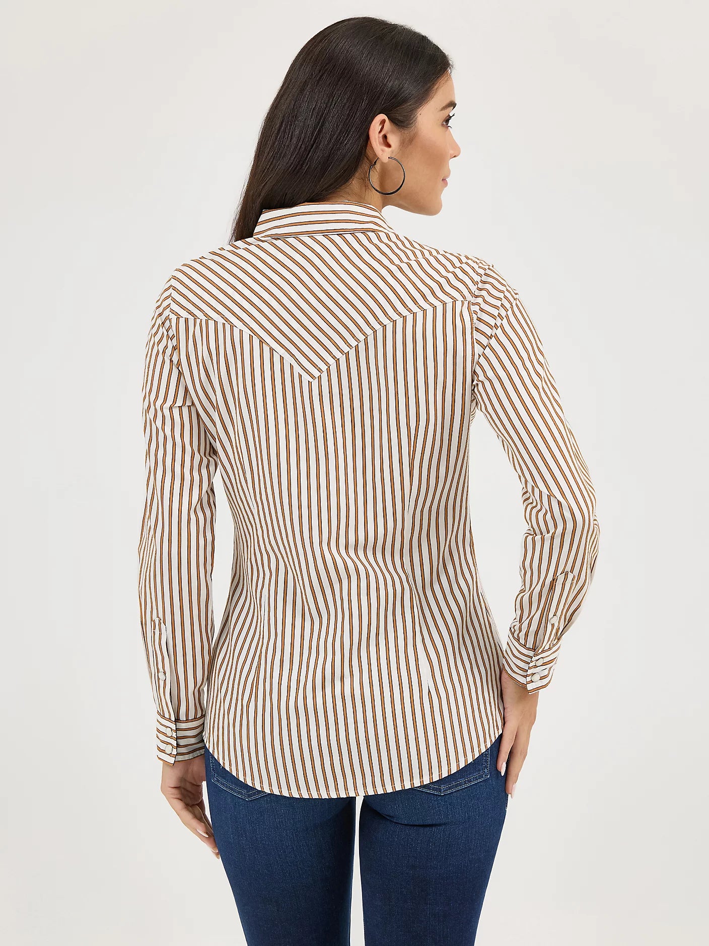 Ladies Wrangler All Occasion Western Snap Shirt - 112371901 - Image 2