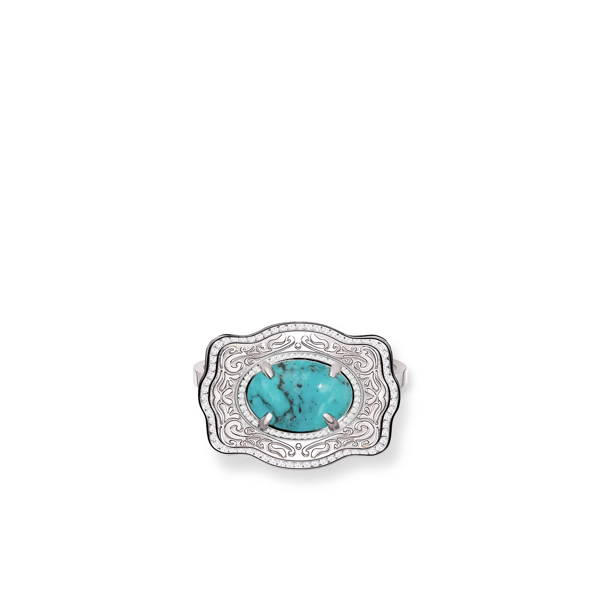 SpurWest Trading Co. Belt Buckle Oasis Ring - Image 2