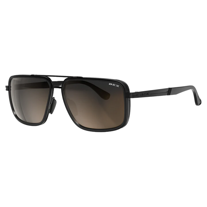 BEX Dusk Matte Black/Brown/Silver Sunglasses - S144BKBRSL - Image 4
